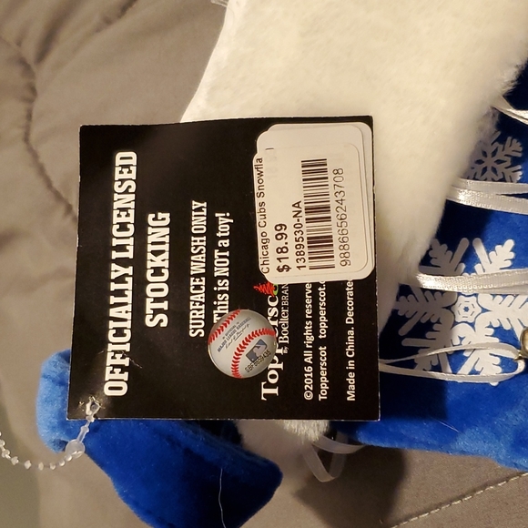 Chicago Cubs stocking - Picture 3 of 5